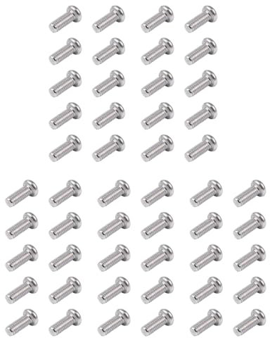 Xnuiasqe 50 Pieces Computer TV LCD Monitor Stand Bracket Mounting Screw M4X10mm