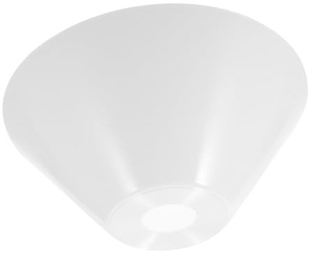 DIYEAH UFO -Lampenschirm Schatten hängend drinnen Bar geriffelt deckenleuchten leuchter dekoration Lampenschirme Kugel Lichtschirm Plastiklampenschirm Ersatz-Hängelampenschirm Acryl Weiß