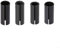 Juego de 4 adaptadores de pinza de fresadora para precisión para máquinas de grabado, 68101212 de 7 mm