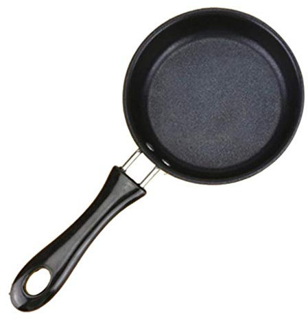 CHCWR Mini padella antiaderente wok bistecca friggitura padella wok pancake uovo gnocchi di omelette cucina induzione pentola universale (dimensione: 16 cm) Visione