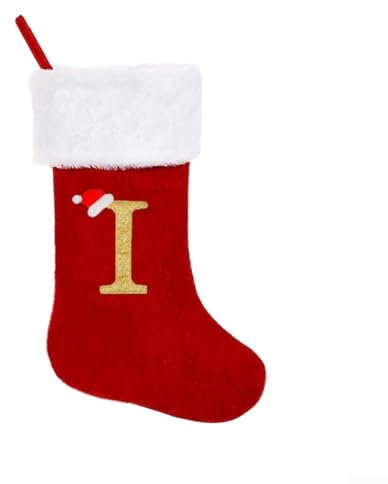 A Z Personalisierte bestickte Weihnachtsstrümpfe, Spaß für alle Altersgruppen während der Feiertage (I)