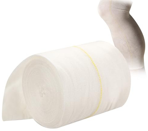 Bandage de compression élastique en forme de tube - 10 cm x 10 m - Bandage de compression élastique pour bras, genoux, jambes