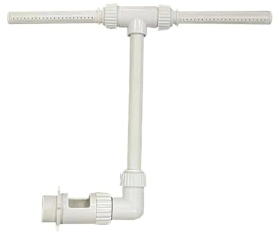 RXJMKCZ Doppelsprüh-Pool-Wasserfallsprüher, höhenverstellbarer Sprinkler for oberirdische und in den Boden eingelassene Pools