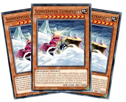 Schneepflug Extraflott - Playset (3 Karten) - DLCS-DE138 - Common - 1. Auflage - Deutsch - Yugioh - Dragons of Legend: The Complete Series - mit RC-Fieldcenter