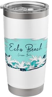 Beach Canggu Vacation Holiday Bali Flag Stainless Steel Insulated Tumbler