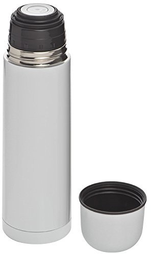 Edelstahl Isolierkanne / Thermosflasche / Thermoskanne / 0,5l / Farbe: weiß