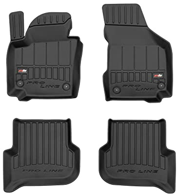 FROGUM ProLine 3D Gummimatten Exklusiven Auto Fußmatten Autofussmatten für SEAT Altea 2004-2015 | Die höchsten Kanten