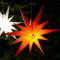 Gartenpirat 2D Leuchtender Weihnachtsstern rot Ø 50 cm mit 11 Zacken Timer-Funktion Faltstern mit LED-Birne warmweiß Weihnachtsdeko außen innen