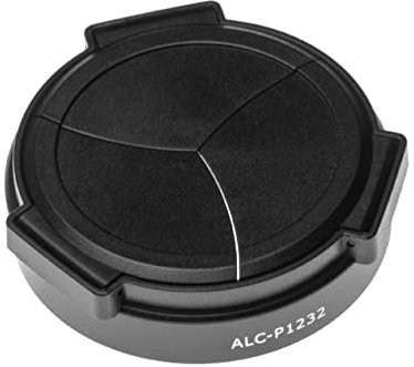 vhbw protège-Objectif Automatique Compatible avec Panasonic Lumix G Vario HD 12-32mm F3.5-5.6 caméra - Plastique, Noir