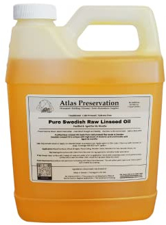 Atlas Preservation Pure Swedish Raw Linseed Oil - 1 Quart