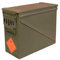 Kontorei Kleine Militärkiste 4API aus Metall - Militär Truhe Offizierskoffer Aufbewahrungskiste Munitionsbox Militaria