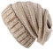 FURTALK Strickmütze Damen Slouch Beanie Mütze Street Style Grobstrick Wintermützen Klassische Weiche Beanie Winter