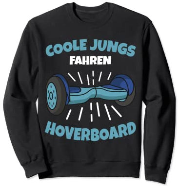 Coole Jungs fahren Hoverboard Jungen Kinder Sweatshirt