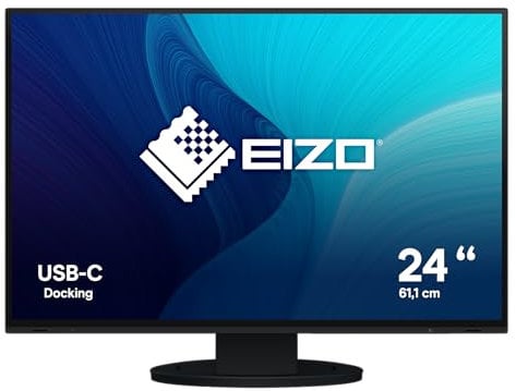 EIZO FlexScan EV2485-BK LED Display 61,2 cm (24.1) 1920 x 1200 Pixel WUXGA Nero FlexScan EV2485-BK, 61,2 cm (24.1), 1920 x 1200 Pixel, WUXGA, LED, 5 ms, Nero