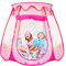 Newthinking Tente de jeu pop-up pour filles, tente de jeu pliable pour enfants avec étoiles lumineuses, maison de jeu de princesse rose d'intérieur et d'extérieur pour filles de 5, 6, 7, 8 ans