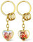 Porte Clé Photo Recto Verso Personnalisé Porte Clef Femme Coeur Personnalisable
