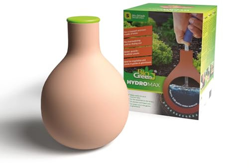 Bio Green HM Hydro Max S System - Plant Watering Devices - OYA Watering Pot for Healthy Plants & Efficient Conservation - Olla Watering System While on Vacation - 1 Liter / 34 oz - Brown, Small