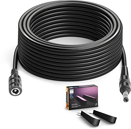 TAIFU Extension Cable for Hue Play Bars 5M/16.4 feet Charging Cable for Philips Hue Play Light bar 7820330U7 7820331U7 7820430U7 7820230U7 8718696170724 915005879201 Smart LED Bar Light Power Cable