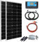 XINPUGUANG 200w Kit Panneau Solaire 12v 200w(2pcs 100w) Mono Photovoltaïque 18v Module 20A Contrôleur de Charge pour Bateau, Voiture, Camping-car, Maison, Jardin, Abri (watts, 200)