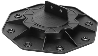 Gimisgu Stellfuss 10 Stück Stelzlager höhenverstellbar 18-30mm Plattenlager - Stelzlager für Terrassendielen-Unterkonstruktion Holz, WPC und Stein