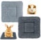 Hileyu Kleintierplüschbett 2 Stück warme Flauschige Welpendecke Fleece Kaninchen Meerschweinchenkissen Bett Schlafmatte für Welpe Hund Kätzchen Hase Chinchilla, Eichhörnchen Hamster 30 * 30cm