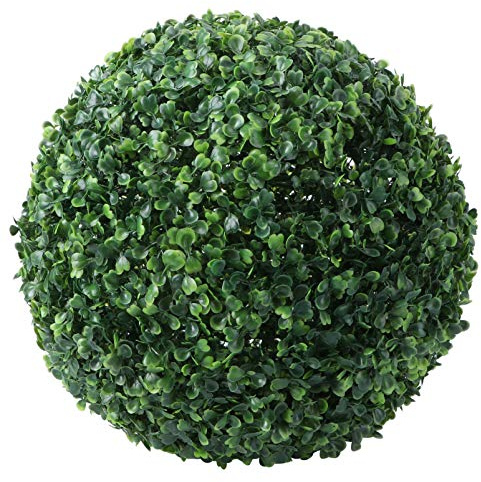 SOIMISS Hochzeitsdekoration Buchsbaum-Formschnittkugeln Kunstpflanze Topiary – 14 Deko-Kugeln aus Buchsbaum-Imitat für Garten Balkon Garten Hochzeit Heimdekoration Partyzubehör