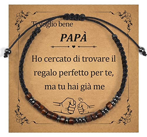 CheersLife Armband in Morse Code für Papa,Geschenk für Vatertag,YIYI