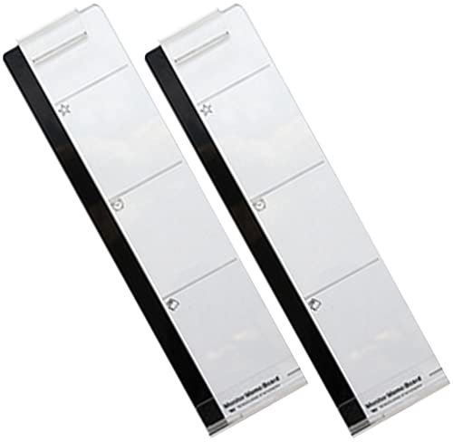 ULTECHNOVO Büro-Notizblock Klebstoff Memoboard 2 Stücke Monitor Memo Board Klebrige Bord Computer Bildschirm Nachricht Memo Notizen Tafeln Bürogeräte Montieren Bürotelefone