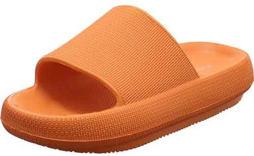 Tom Tailor Damen 7490230002 Pantolette, orange, 42 EU