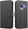 UITUIM Coque pour Samsung Galaxy S9 (Pas pour S9+), Coque Etui Portefeuille Cuir avec Rabat Porte Carte Clapet Magnétique Flip Case Étui Silicone Housse de Protection Etui pour Samsung Galaxy S9,Noir