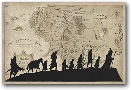 Puzzle 1000 Teile - Herr der Ringe - 1000 Piece Puzzle for Adults and Children from 14 Years - der Herr der Ringe - Impossible Puzzle 75x50cm