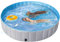 Yaheetech Hundepool faltbar, Planschbecken für Hunde 180 x 30 cm, Anti-Rutsch-Platten, Schnelle Entwässerung, Hundebadewanne mit Badebürste & 4 Flicken, Swimmingpool Verdickt PVC, Grau