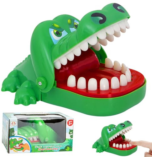 TZQFROCE Spielzeug Krokodil Zähne Krokodil Spiel Kinder Krokodil Spiel Spielzeug Kinder Krokodil Spiel Zähne Brettspiele Geschicklichkeitsspiel für ab 3 Jahre Familienspiel Kinder Geschenk