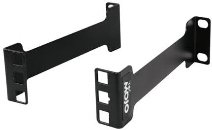 Tecmojo 1U Server Rack Depth Extender - 6inch / 15.24 cm - TAA Compliant - Recessed Rack Adapter - Rack Mount Adapter Kit - Network Rack Extender
