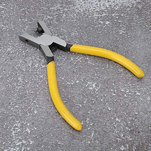 Strumento di Riparazione della Cinghia 'orologio con Pinza per Punzonatura in Acciaio Al Carbonio Giallo Punzonatura Rapida