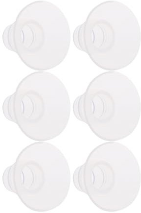 6PCS Elektrische Milchpumpe Flanscheinsatz Milchpumpenschild Konverter Flanscheinsatz Milchpumpe Teil & Zubehör 15mm Milchpumpenkonverter