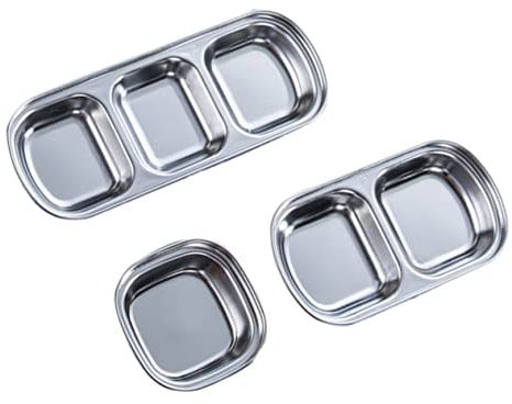 Alipis 3 Pièces Plat Sous-grille Bols à Pincer Les Assaisonnements Plat De Sauce Alimentaire Assiette à Collation Plat D'assaisonnement Assiette Apéritive Plat De Vinaigre Bols à Sushis