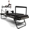 XCSCUK Pilates Reformer, faltbares Yoga-Fitnessbett, Pilates-Ausrüstung mit Einstellbarer Stärke, geeignet für Zuhause, Fitnessstudio (4 Latex Tube)