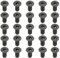PATIKIL M3 x 8 mm Flat Head Socket Cap Screws, 100 Pack Flat Countersunk Bolts Medium Carbon Steel Hex Socket Drive Machine Screws Full Thread Black Oxide Grade 10.9
