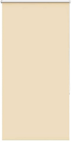 vidaXL Verdunkelungsrollo Beige 80x175cm Stoffbreite 75,7 cm Polyester, Rollo, Klemmfix, Thermorollo, Verdunklungsrollo, Klemmrollo, Fensterrollo