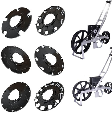 UPOW 60009 Seed Plate Replacement for Earth-Way 1001-B Seeder, Precision Seeder Plate for Sweet Corn, Radish, Carrot, Peas, Beans & More