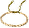 Bracelet tibétain en perles de cuivre fait à la main pour hommes et femmes, bracelet porte-bonheur bouddhiste, corde et bracelets bijoux magnifiquement traités, Eén maat, Corde en coton et perle de