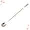 HOMOBABE 3 Piezas Cuchara de café Cucharilla de cóctel Cucharilla de Bar Mezclador de cóctel cucharón de Vino Cuchara de Coctel Cuchara de Acero Inoxidable cucharas de agitación Silver