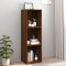 Woonisher Bücherschrank/TV-Schrank Braun Eichen-Optik 36x30x114 cm
