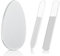 Glass Foot File 3PCS, Nano Micro-Abrasive Particles Foot File Callus Remover Feet Care Pedicure Manicure Tool for Natural Nails Removing Calluses, Dead Skin, Wet, Drym Coarse and Cracked