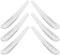 Hemobllo 6Pièces Cuillère Mini Longue Acier Inoxydable de Cuillères Plates Multifonctionnelles pour Café Thé et Desserts Ustensiles de Cuisine pour Maison