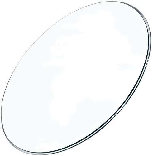 Runde Glastischplatte, 80 cm, transparentes Glas, für runde Tische & stilvoll, perfekt für Essen, Kaffee oder den Außenbereich, versch