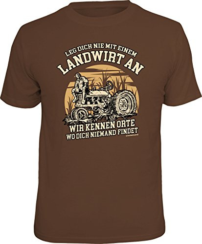 RAHMENLOS Original T-Shirt für den Bauer: Leg' Dich Nicht mit einem Landwirt an…