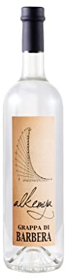 Grappa di Barbera Alkemya von Bordiga 1888, Grappa aus Italien. 0,7 Liter