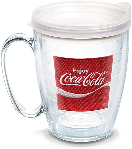 Tervis 1077499 Coca-Cola – Coke Enjoy Verre Isotherme à Double paroi en Tritan avec Couvercle Transparent